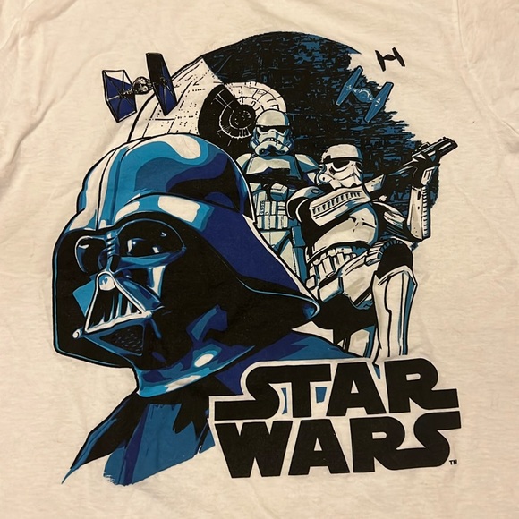 Darth Vader Star Wars Graphic short Sleeve T-shirt Tee - Picture 3 of 5
